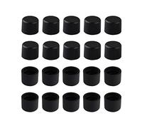 Futheda Lot de 20 bouchons de protection en plastique pour port RCA Noir