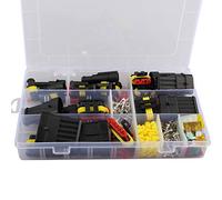 Futheda Lot de 240 connecteurs électriques étanches pour voiture/moto 1/2 / 3/4 / 5/6 broches avec mini fusibles automobiles à lamelle