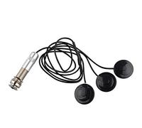 Futheda Micro piézo autocollant à trois disques avec jack pour guitare acoustique, ukulélé, mandoline, banjo, violon et autres instruments à cordes Universel