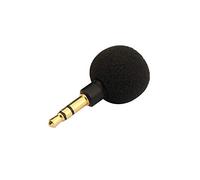 Futheda Mini Microphone directionnel à condensateur avec Sortie pour Smartphone et téléphone Portable 3,5 mm