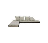 Futon canapé lit 3 places 2x70x200 CHICO lin