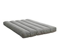 Futon déhoussable - 140 x 190 cm - Bananair - Gris clair