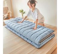 Futon Japonais, Matelas Futon d'appoint Pliable, Matelas Pliable Enroulable, Convient pour Les revêtements de Sol, Le Camping, Les Voyages d'invités et Le Camping,001,150x190cm