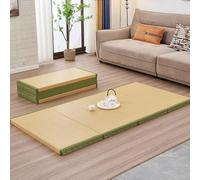 Futon Japonais Traditionnel, Lit De Sol Pliable De 3 Cm D'épaisseur, Tapis De Couchage en Tatami en Fibre De Coco, pour La Méditation, Le Yoga Et Le Zen