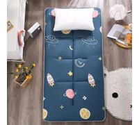 Futon Mat Matelas pliable léger avec base antidérapante pour dormir relaxant pour la sieste, voyage, lit d'invités, dortoir, bureau, tatami (Verde, 150 x 200 cm)