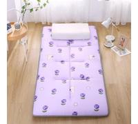 Futon Mat Matelas pliable léger avec base antidérapante pour la sieste, voyage, lit d'invités, dortoir, bureau, tatami (Viola, 150 x 200 cm)
