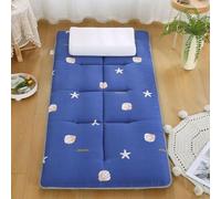 Futon Mat Matelas pliable léger avec base antidérapante pour la sieste, voyage, lit d'invités, dortoir, bureau, tatami (Marina Militare, 120 x 200 cm)