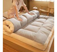 Futon Pliant, Matelas Rembourré, Tatami Épais, Lit De Sol Japonais en Rouleau, Surphaet Antidérapant pour Chambre Conviviale, Dortoir D'étudiants(90 * 200cm)