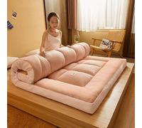 Futon Shiatsu Transportable de Voyage, Pliable pour Massage, Yoga ou Camping, Matelas Pliant Japonais Simple Et Moderne, Kaki, 90X200cm