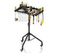 Futrue-Wolker Établi Pliable Mobile avec roulettes - Petit établi Pliable pour Garage - Table de Travail Pliable pour vélo, réparation, Atelier, Maison - Hauteur réglable