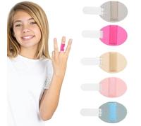 Futuhada 5pcs Doigt Attelle Orthèses, Support de Doigt Réglable, Finger Doigt Lisseur Soutien Doigt Stabilisateur Brace Cassé, Fixer Articulations Doigts pour Doigts Cassés, Foulés, Enflés (Petite)