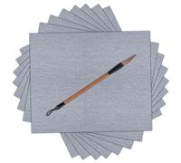 Futuhada 8 Pièces Papier Magique Réutilisable, Tissu de Calligraphie, Papier à Eau Magique, Ensemble Calligraphie Chinoise sans Encre, Outil de Pratique de Papeterie pour Étudiant