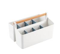 Futuhada Organiseur de Bureau Boîte de Rangement, Panier de Rangement avec 8 Compartiments, Organisateur Polyvalent Caddy de Rangement pour Salle de Bain, Chambre D'enfant, Bricolage, Cosmétiques