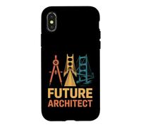 Futur architecte Funny Saying Étudiant en Architecture Coque pour iPhone X/XS