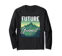 Futur géologue Amusant, étudiant passionné de géologie des Sciences de la Terre Manche Longue