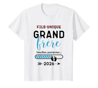 Futur Grand Frère 2026, Fils Unique Grand Frère 2026 T-Shirt