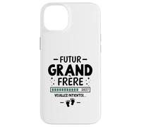 Futur Grand Frère 2027 Annonce Grossesse Grand Frère Bébé 2 Coque pour iPhone 14 Plus