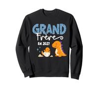 Futur Grand Frère 2027 Je Vais Être Grand Frère Dinosaure Sweatshirt