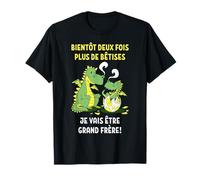 Futur Grand Frère Bêtises Cadeau Drôle Annonce Grossesse T-Shirt