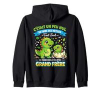 Futur Grand Frère Dinosaure Humour Annonce Grossesse Cadeau Sweat à Capuche