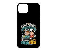 Futur Grand Frère Idée Cadeau Enfant Annonce Grossesse Coque pour iPhone 15 Plus