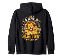 Futur Grand Frère Lions Cadeau Enfant Annonce Grossesse Sweat à Capuche