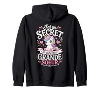 Futur Grande Soeur Secret Cadeau Enfant Annonce Grossesse Sweat à Capuche