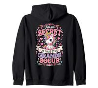 Futur Grande Soeur Secret Idée Cadeau Annonce Grossesse Sweat à Capuche