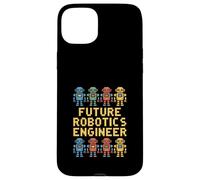 Futur ingénieur en robotique | Funny Pixel Robots Coque pour iPhone 15 Plus