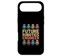 Futur ingénieur en robotique | Funny Pixel Robots Coque pour iPhone Air