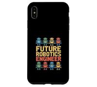 Futur ingénieur en robotique | Funny Pixel Robots Coque pour iPhone XS Max