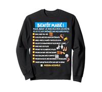 Futur Marié Homme Evg Défis Humour Cadeau des Copains Sweatshirt