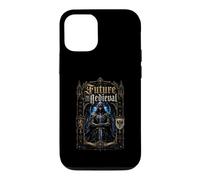 Futur médiéval Cyber Knight Templier Fantasy Coque pour iPhone 12/12 Pro