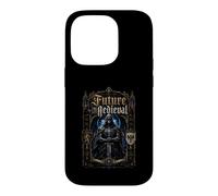Futur médiéval Cyber Knight Templier Fantasy Coque pour iPhone 14 Pro