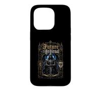 Futur médiéval Cyber Knight Templier Fantasy Coque pour iPhone 15 Pro