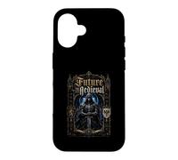 Futur médiéval Cyber Knight Templier Fantasy Coque pour iPhone 16