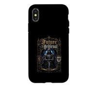 Futur médiéval Cyber Knight Templier Fantasy Coque pour iPhone X/XS