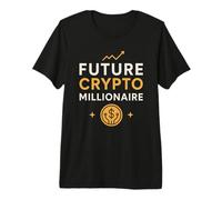 Futur Millionnaire en cryptomonnaies T-Shirt Haut de Gamme