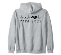 Futur Papa 2027 Battement de Cœur Annonce Grossesse Sweat à Capuche