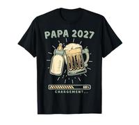 Futur Papa 2027 Chargement Annonce Bebe Bientôt Papa T-Shirt