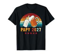 Futur Papy 2027 Promu Grand Père Naissance Annonce T-Shirt