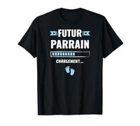 Futur Parrain Chargement Idée Cadeau Annonce Grossesse Bébé T-Shirt