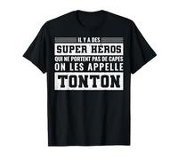 Futur Tonton Super-Héro Idée Drôle Cadeau Super Tonton T-Shirt