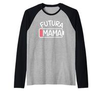Futura Mama Madre Regalo Fête des Mères Dia De Las Madres Maman Manche Raglan