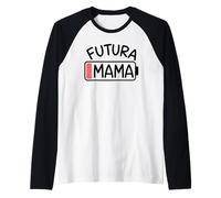 Futura Mama Madre Regalo Fête des Mères Dia De Las Madres Maman Manche Raglan