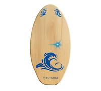 Futura8 Planche de Skimboard en Bois, légère et antidérapante, pour Enfants et Adultes, Surf de Plage, Glisse sur Sable et Petites Vagues, Board d’équilibre, Accessoire de Sport Nautique