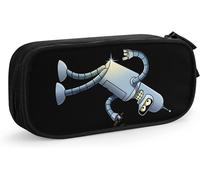 Futurama Bender Trousse À Crayons, Sacs À Stylos De Grande Capacité, Sac De Rangement De Papeterie Pour Étudiants, Adapté Au Bureau Scolaire Des Garçons Et Des Filles