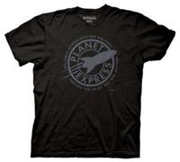 Futurama T-Shirt Faded Planet Express Noir-vêtements - Noir - X-Large