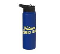 Future Agent d'assurance Agent d'assurance drôle Stainless Steel Insulated Water Bottle