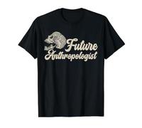 Future Anthropologist Squad Science Anthropologie préhistorique T-Shirt Graphique avec Valeur, Homme, Noir, M
